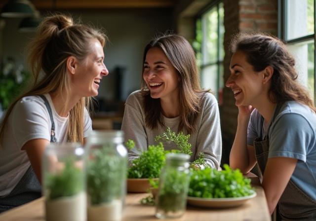Herbalists gathering at our Brooklyn store